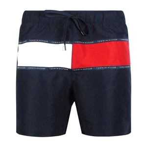 Tommy Hilfiger Vlag Zwemshort Heren (Zwart)