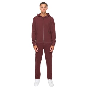 Duck and Cover Heren Optimus Hoodie en Joggingbroek Set (Wijn)