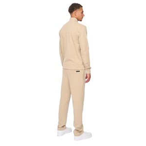 Duck and Cover Heren Tames Volledige Ritssluiting Hoodie en Joggingbroek Set (Steen)