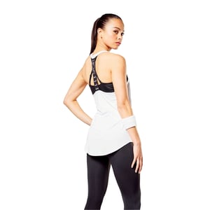 Elle Womens/Ladies Signature Polyester Vest Top (White)