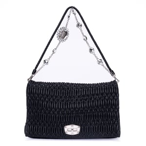 Crystal Cloque  Shoulder Bag