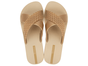 IPANEMA WOMENS SENSE SLIDE FEM BEIGE/GOLD