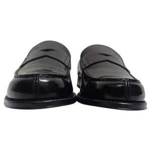 Tod's Geborstelde Penny-Strip Loafers in Zwart Leer