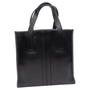 Tod's Slim Script Tote in Zwart Leer