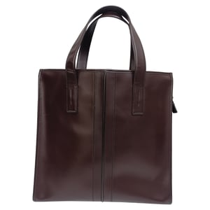 Tod's Slim Script Tote in Bruin Leer