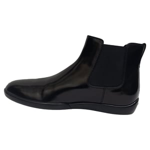 Tod's Instap Enkellaarzen in Zwart Glanzend Leder