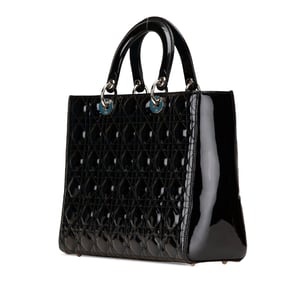 Lady Dior Medium Patent Tote