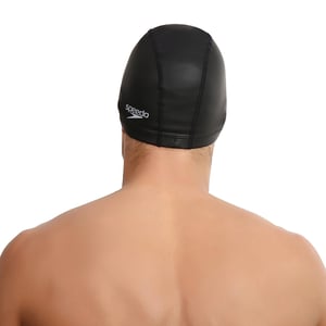 Speedo Unisex Volwassenenzwemmuts voor volwassenen (Zwart)