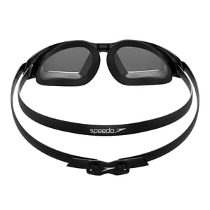 Speedo Unisex zwembril Hydropulse Smoke voor volwassenen (Zwart/Wit/Rook)