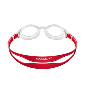 Speedo Uniseks Volwassene 2.0 Biofuse zwembril (Duidelijk/Rood)