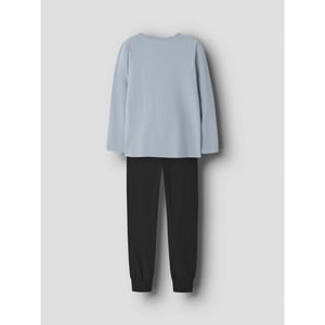Name It Jongens pyjama set nkmnightset lichtblauw/zwart