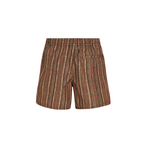 O'Neill Heren zwemshort cali print 15" bruin/oranje gestreept