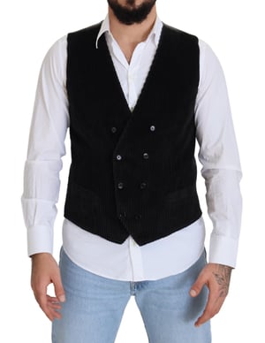 Corduroy Gilet Dubbelgeknopt