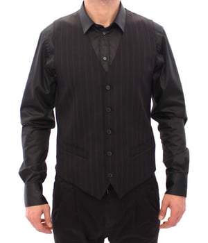 Streepmotief Vest Formele Stijl