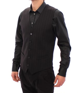 Streepmotief Vest Formele Stijl