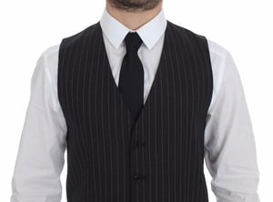 Narrow Stripe Vest Formele Stijl