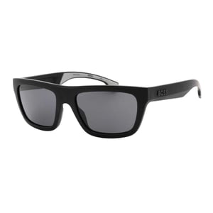 Hugo Boss Heren 1450 0O6W IR Matte Zonnebril (Zwart/Grijs)