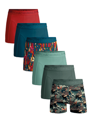 Muchachomalo Men's Boxer Shorts - 6 Pack - Men's Underpants
