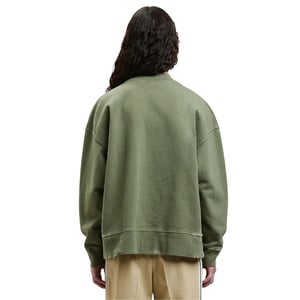 Palm Angels Unisex Volwassen Vlammen Sweatshirt (Groen)