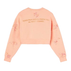 Palm Angels Dames/Dames Sweatshirt met geverfd overhemd (Roze)