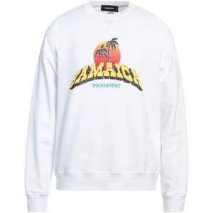 DSquared2 Uniseks Jamaica Sweatshirt voor volwassenen (Wit)