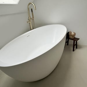 Vtw Living vrijstaand bad ovaal ligbad mat wit 17078 cm