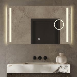Vtw Living badkamerspiegel met verlichting en verwarming spiegel met