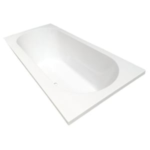 Vtw Living inbouwbad ligbad mat wit 180 80 cm