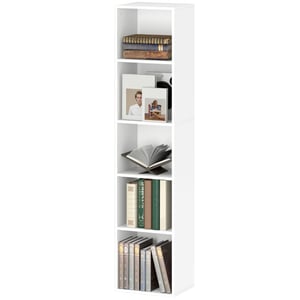 4goodz Boekenkast met 5 verstelbare planken 24x30x134 cm -