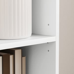 4goodz Boekenkast met 5 verstelbare planken 24x30x134 cm -