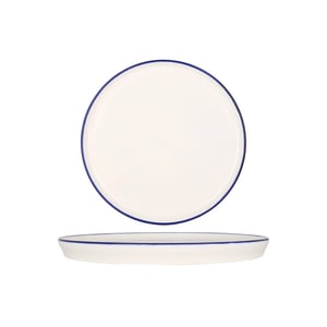Rinart Dinerbord blue edge porselein 26 cm set van 6