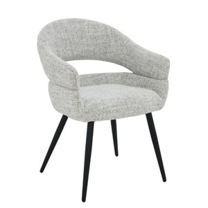 Livingfurn eetkamerstoel megan bisque oasis set van 2 62x58x85cm