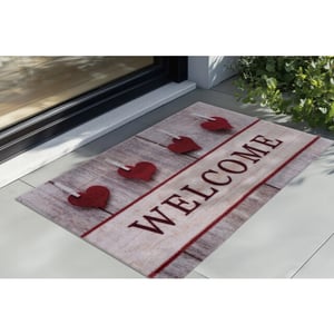 Muratap Wasbare deurmat binnen – welcome – anti-slip & absorberend, voor hal of entree -