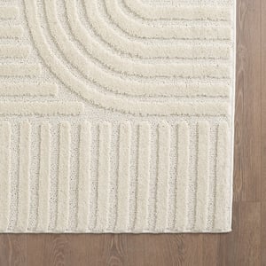 Muratap Japandi art vloerkleed boho scandinavisch laagpolig effen - 120x170 cm