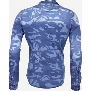 Daniele Volpe Denim slim fit army print
