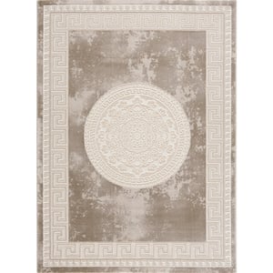 Muratap Harmony laagpolig vloerkleed medaillon 160x220cm