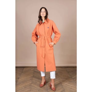 Flotte Ginger lange dames regenjas madeleine -