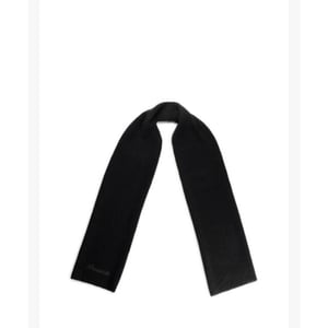 Purewhite 23030705 knitted scarf 02 black heren shawl wh