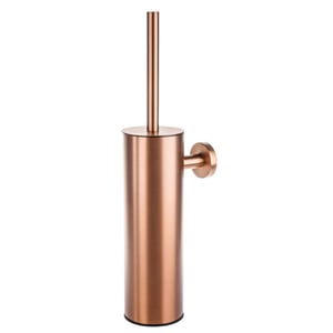 Vtw Living toiletborstel met houder geborsteld brons 39 x 8,4 cm
