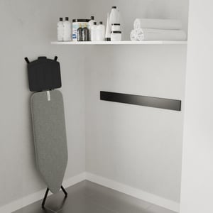 Wasophoogte ® wanddroogrek walldry 120 cm zwart 2 stuks