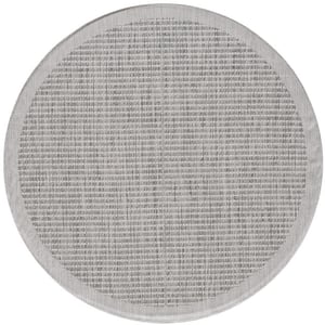 Muratap Solid binnen en buiten rond vloerkleed indoor & outdoor laagpolig effen - 120 cm rond