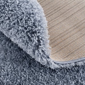 Muratap Porto rond soft fluffy vloerkleed hoogpolig effen 120 cm rond