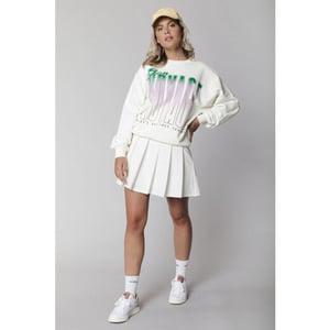 Colourful Rebel Bon voyage dropped shoulder sweat