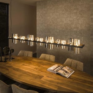 Hoyz hanglamp 14l cylinder mixed glass (g9) artic