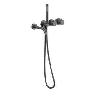 Vtw Living inbouwkraan compleet met inbouwdeel gun metal