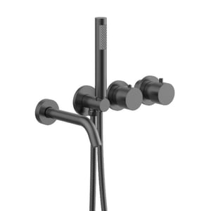 Vtw Living inbouwkraan compleet met inbouwdeel gun metal