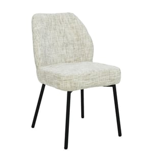Livingfurn eetkamerstoel tess cream set van 2 63x48x83cm