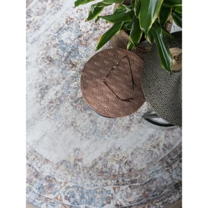 Veer Carpets Vloerkleed viola taupe rond ø200 cm