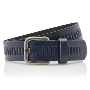 Timbelt 427 riem heren riem dames leder blauw