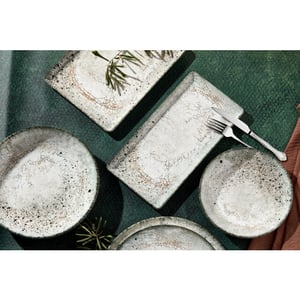 Rinart Serveerschaal sedir porselein 6 cm set van 2